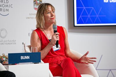 Alice Bunn, Director, International, UK Space Agency, United Kingdom speaking  during the Session "How Do We Set the Rules for Disruptive Tech" at the World Economic Forum, Annual Meeting of the Global Future Councils 2019. Copyright by World Economic Forum / Benedikt von Loebell