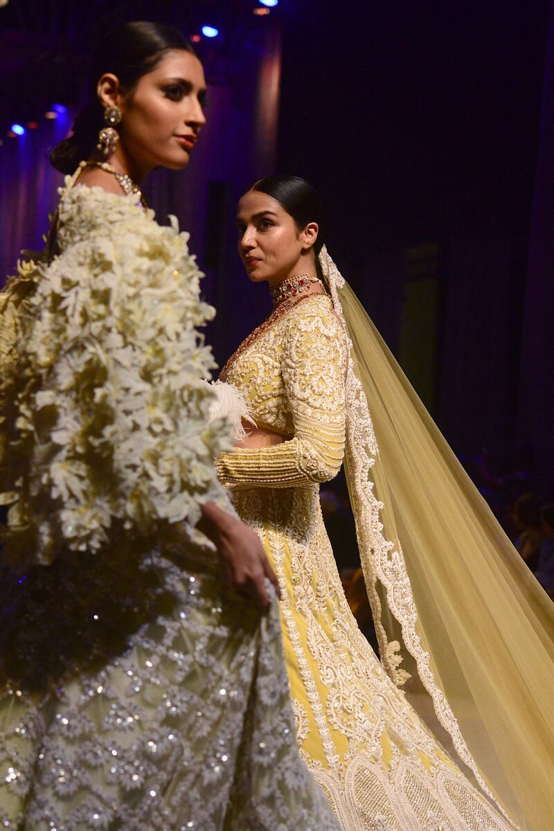 Manish Malhotra presented his latest collection.