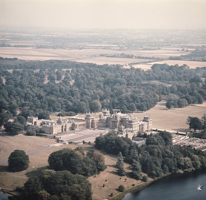 The palace has a long history. This images shows Blenheim Palace in 1965. Getty Images