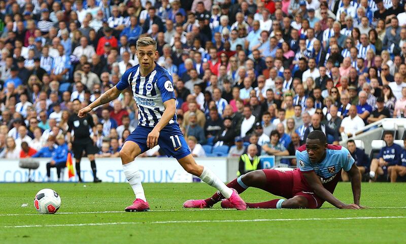 Right midfield: Leandro Trossard (Brighton) – An auspicious first start. Even after having one goal disallowed, the Belgian showed character and skill to score another. AP Photo