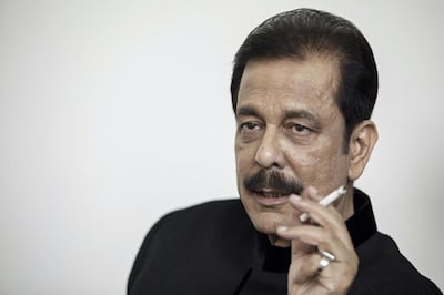 Subrata Roy was jailed in March after he failed to turn up to a hearing amid a supreme court battle with the Securities and Exchange Board of India, the capital markets regulator. Prashanth Vishwanathan / Bloomberg