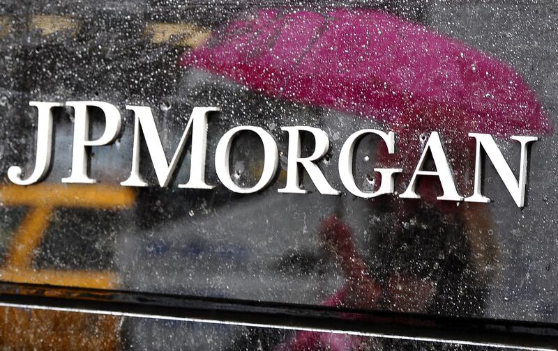 JP Morgan Chase, the biggest US bank, was a bright spot for investors this week, as it reported a 52 per cent surge in first-quarter profit. AFP