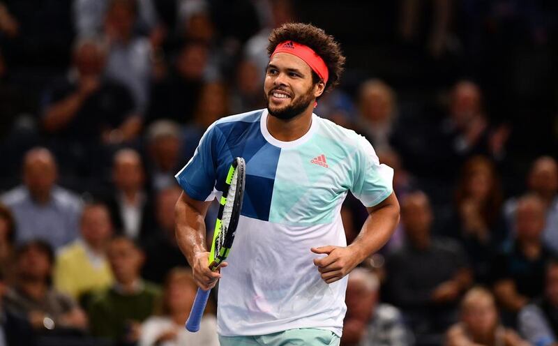 Jo-Wilfried Tsonga takes on David Goffin in the first quarter-final at the Mubadala World Tennis Championship on Thursday. Dan Mullan / Getty Images