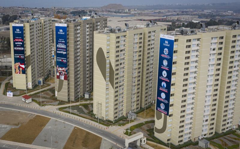 Lima 2019 Pan American Games Athletes' Village has been converted into a medical facility with 900 beds installed. The village can host up to 3,000 patients if required. Getty Images