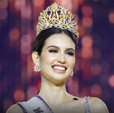 Celeste Cortesi after winning the Miss Universe Philippines crown. Photo: Miss Universe Philippines 2022