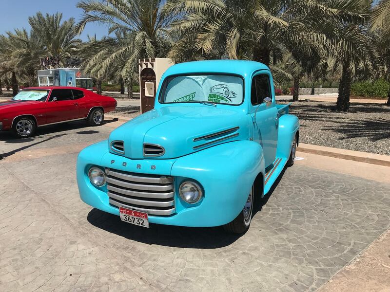 A classic Ford F-1 truck at the Adrenagy Motor Show. Adam Workman / The National