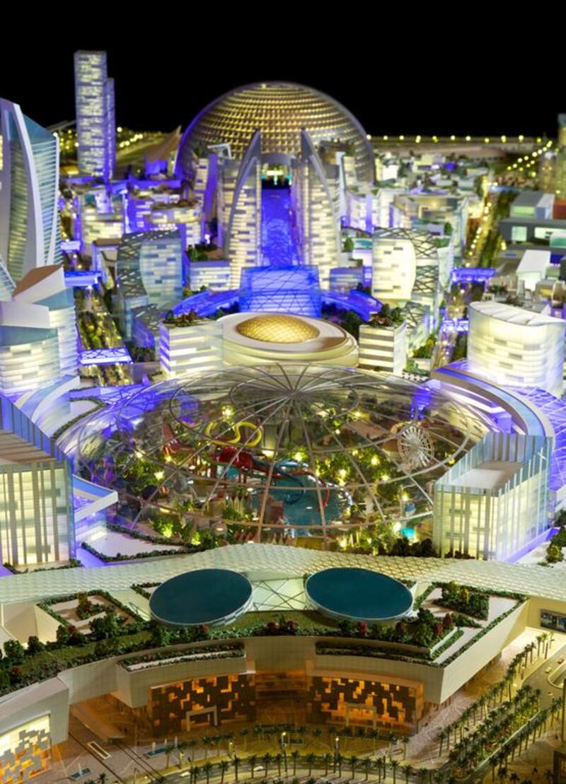 Mall of the World is planned to connect to 100 hotels. Courtesy Dubai Holding