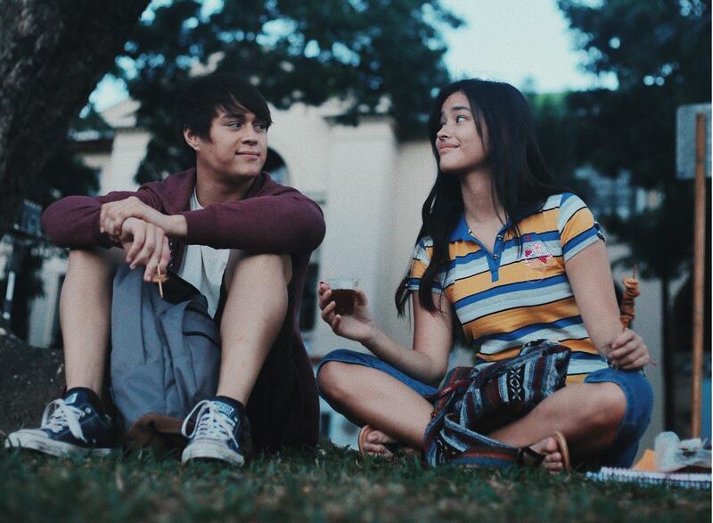 Enrique Gil and Liza Soberano in AloneTogether. Courtesy ABS-CBN