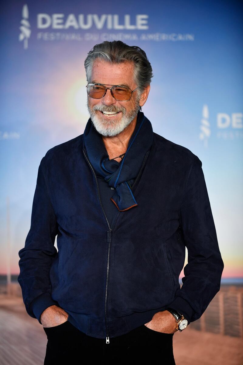 Pierce Brosnan during the 45th Deauville American Film Festival on September 7, 2019. EPA