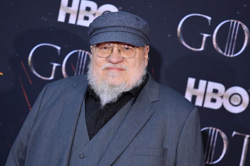 US novelist George R. R. Martin arrives for the "Game of Thrones" eighth and final season premiere at Radio City Music Hall on April 3, 2019 in New York city. / AFP / Angela Weiss
