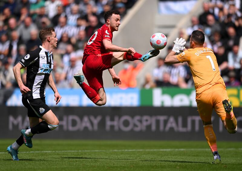 Diogo Jota - 7

The Portuguese produced a clever pass that allowed Keita to score. He menaced the Newcastle back line. 
Getty