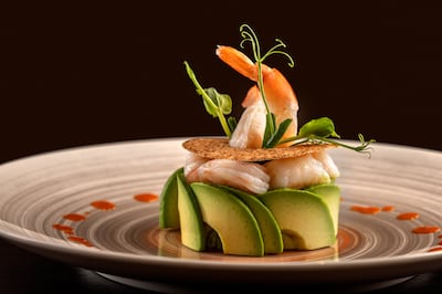 Prawn and avocado salad at La Sirene is well worth sampling. Photo: Avani Palm View Dubai Hotel & Suites