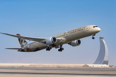 Etihad has started passenger trials with Iata's Travel Pass on flights between Abu Dhabi and North America. Courtesy Etihad