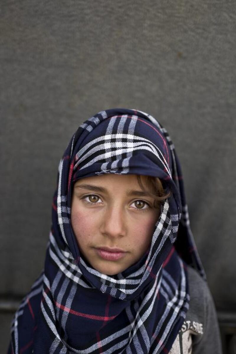 Hiba So'od, 6, from Hassakeh. "I want to become a teacher," says So'od.