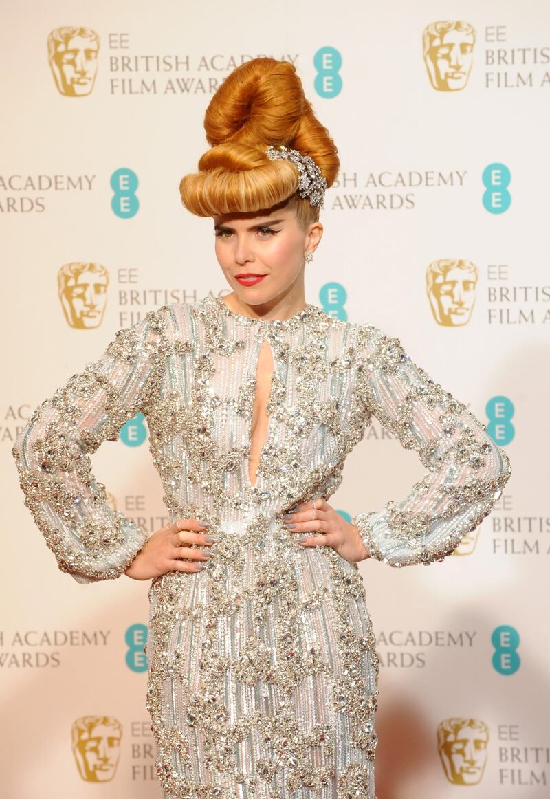 LONDON, ENGLAND - FEBRUARY 10:  Paloma Faith poses in the press room at the EE British Academy Film Awards at The Royal Opera House on February 10, 2013 in London, England.  (Photo by Stuart Wilson/Getty Images)