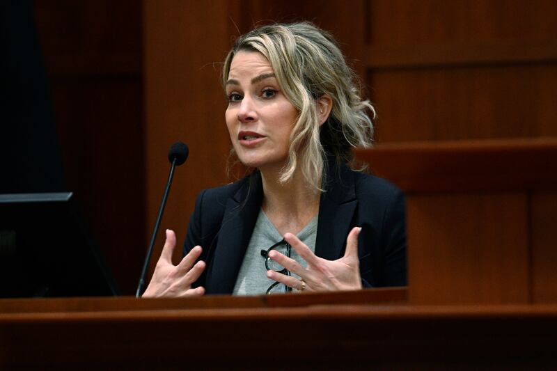 Dr Curry testified that Heard did not have post-traumatic stress disorder, after meeting with her for 12 hours. AP