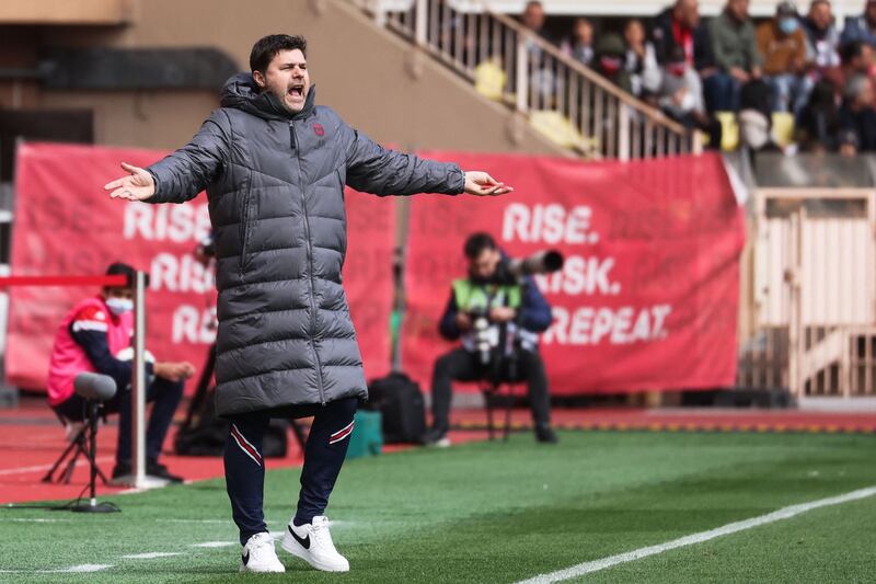 Paris Saint-Germain's Argentinian head coach Mauricio Pochettino has long been admired by Manchester United and was linked with the role before the club appointed Ole Gunnar Solskjaer on a permanent basis in 2019. He led Tottenham Hotspur to the 2019 Champions League final. AFP