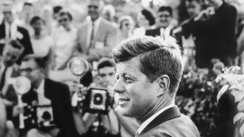 As a Roman Catholic of Irish ancestry it was alleged that John F Kennedy might take orders from the Pope and put his faith before his country. AP 