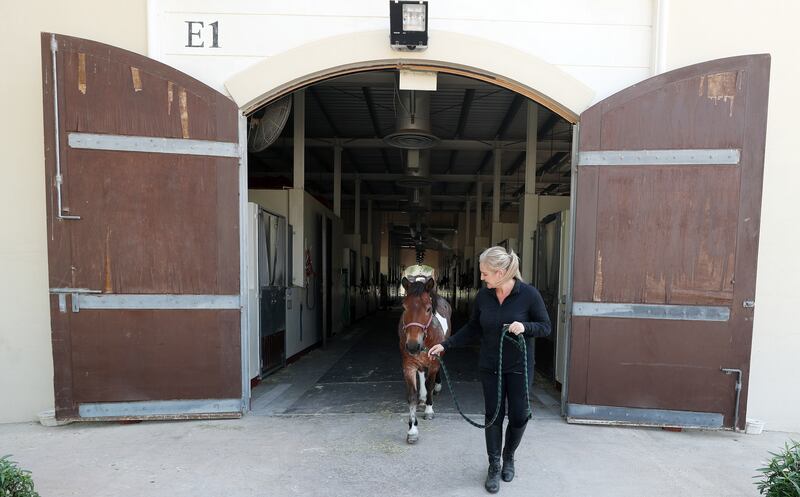 Lisa Matthews is the general manager of the Dubai Polo & Equestrian Club. All photos: Chris Whiteoak / The National