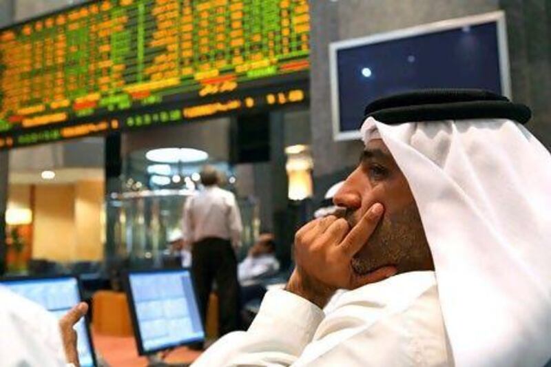 The Abu Dhabi Securities Exchange General Index last Sunday and Monday fell almost 35 points, then rose nearly 24 points on Tuesday, only to see that rebound chopped down by almost 14 points on Wednesday.