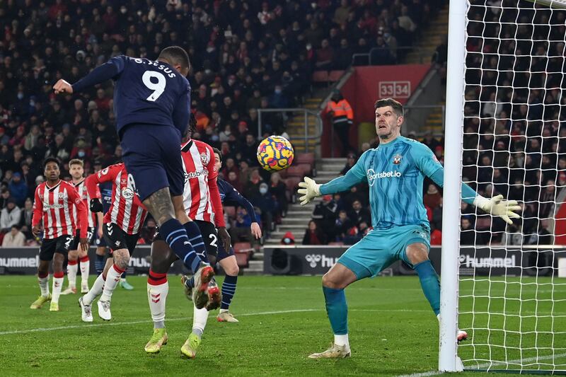 SOUTHAMPTON PLAYER RATINGS: Fraser Forster – 8. Authoritative in his goalkeeping and did especially well to deny Sterling. Also impressively palmed away efforts from Rodrigo and Foden, before denying De Bruyne at the very end. AFP