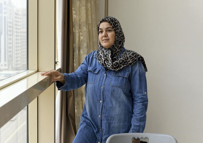 Lotus Training Centre-AD Samaher Al Mohammed, has learnt sewing, as well as, enrolled her children at the Lotus Holistic Retal Training Centre in the capital on June 20, 2021. Khushnum Bhandari/ The National
Reporter: Haneen Dajani News