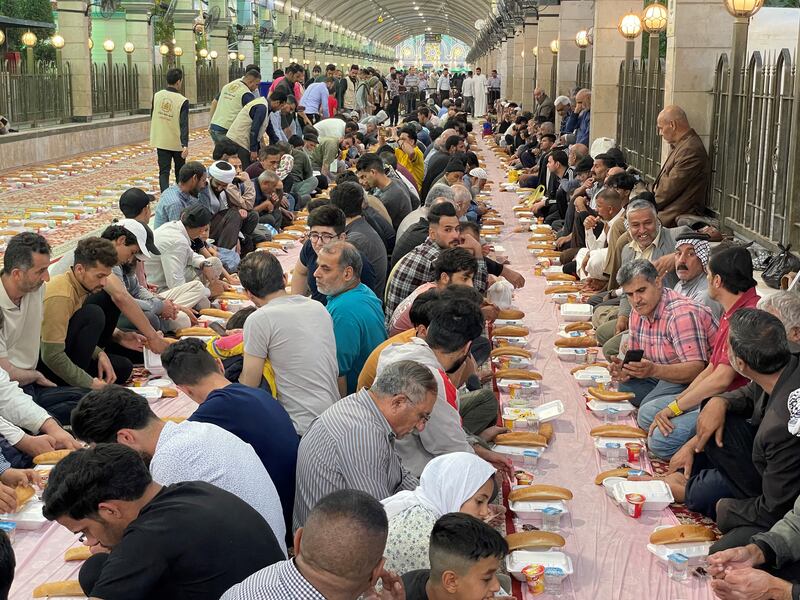 The iftar gathering