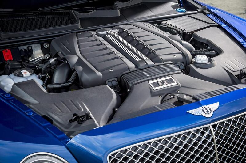 The Bentley could maybe do with a valve-operated exhaust system to release a touch of that sonorous noise we all know the newly re-engineered, Crewe-built 6.0L, twin-turbo W12 would be capable of singing if given its voice.