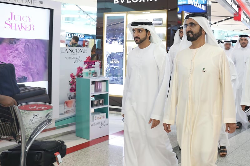 Mohammed bin Rashid visits Dubai International Airport (WAM) *** Local Caption ***  9815bfaf-9adf-4bdf-8cd0-5cddb3a44243.jpg on12jl-mbr-airport05.jpg