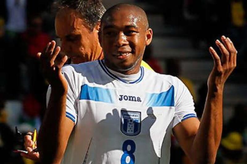 Wilson Palacios is the most famous of the three Honduran brothers who will play in today's Group H game against Spain.