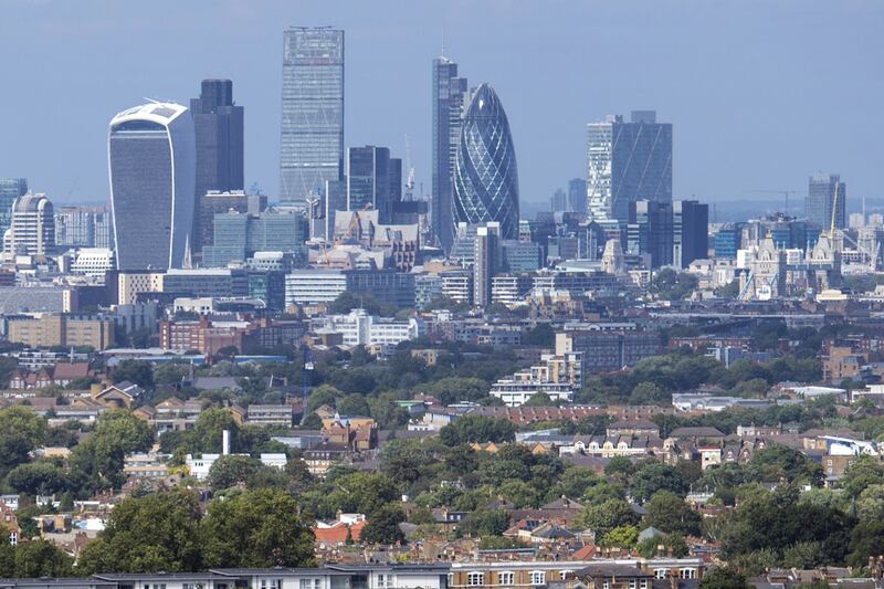The City of London skyline. The prime London office market is stalled. Carl Court / Getty