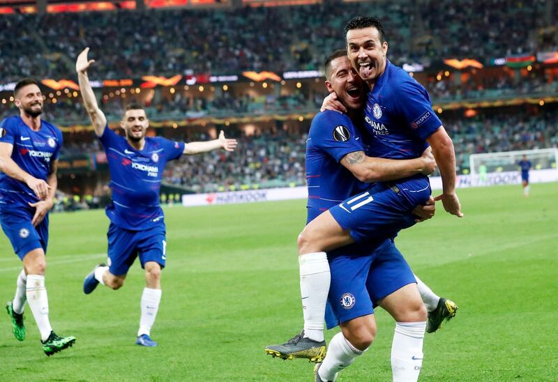 Pedro 7/10. His usual busy self, the Spanish winger was a constant nuisance to Arsenal and finished well to give Chelsea a 2-0 lead. EPA