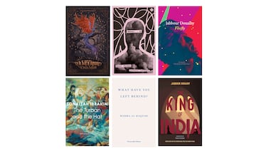 The six books shortlisted for 2023 Saif Ghobash Banipal Prize for Arabic Literary Translation. Photo: The Banipal Trust for Arab Literature