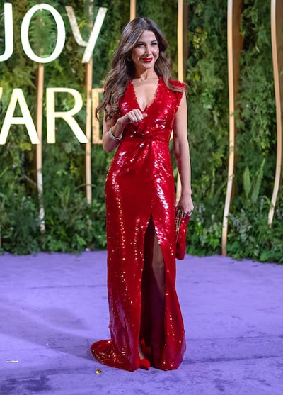 Nancy Ajram. Photo: Joy Awards 2024