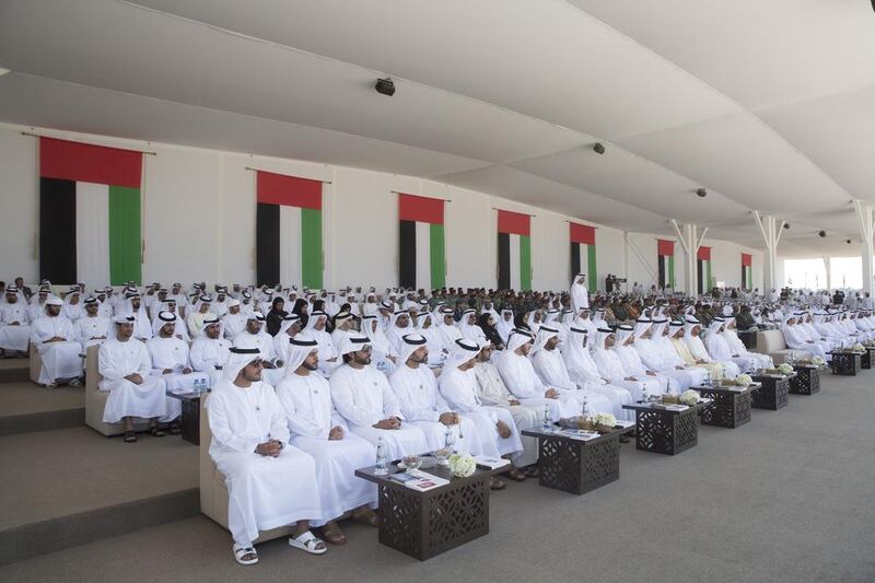 Guests at the Commemoration Day ceremony in Abu Dhabi. Ryan Carter / Crown Prince Court of Abu Dhabi