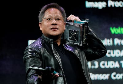 Jensen Huang, founder and chief executive of Nvidia. Reuters