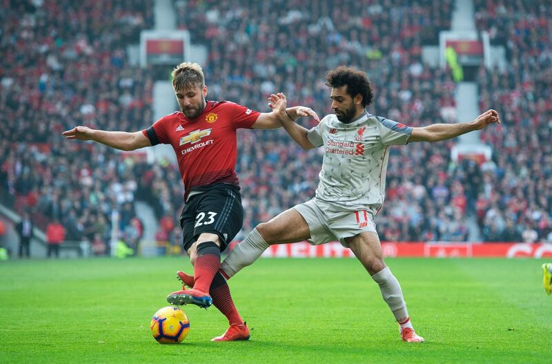 Left-back: Luke Shaw (Manchester United) – He was terrific as he kept Mohamed Salah quiet and an injury-hit United restricted Liverpool to a solitary shot on target. EPA