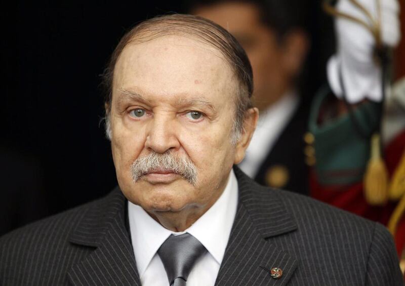 Algeria's president Abdelaziz Bouteflika's public appearances have become rare since 2013. Louafi Larbi / Reuters 