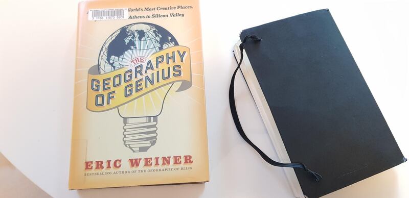 ‘The Geography of Genius’ by Eric Weiner looks at art and place. Photo by Rosemary Behan
