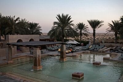 Dubai, UAE, October 9, 2014:

Satori Spa is located inside of the ultra luxurious Bab Al Shams Resort. 

Seen here is the resort's pool which is a stone's throw away from the spa. 


Lee Hoagland/The National