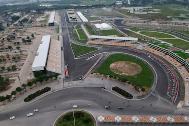 File photo of the F1 race track in Hanoi. The Vietnam GP, along with six other races, have been postponed due to coronavirus. AFP