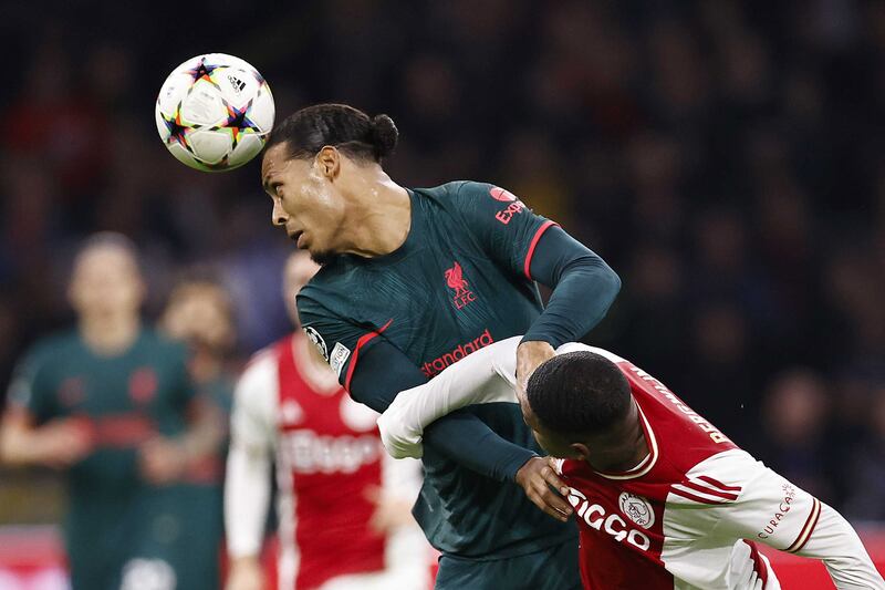 Virgil van Dijk - 7. The Dutchman kept his composure during Ajax’s good spell and things became increasingly easy for him as the match went on. EPA