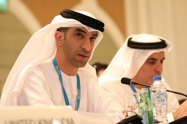 Thani Al Zeyoudi, minister of State for Foreign Trade.. Wam
