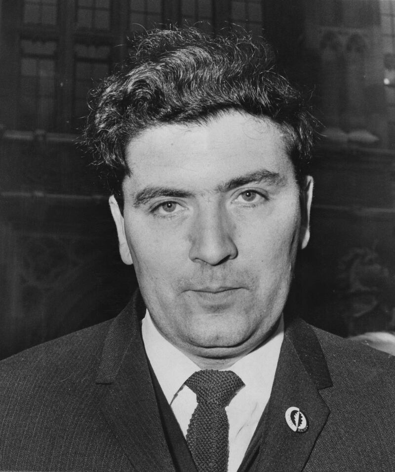 John Hume, the former Social Democratic and Labour Party leader and Nobel Peace Prize winner, died aged 83. Here he is pictured in 1969. Getty Images