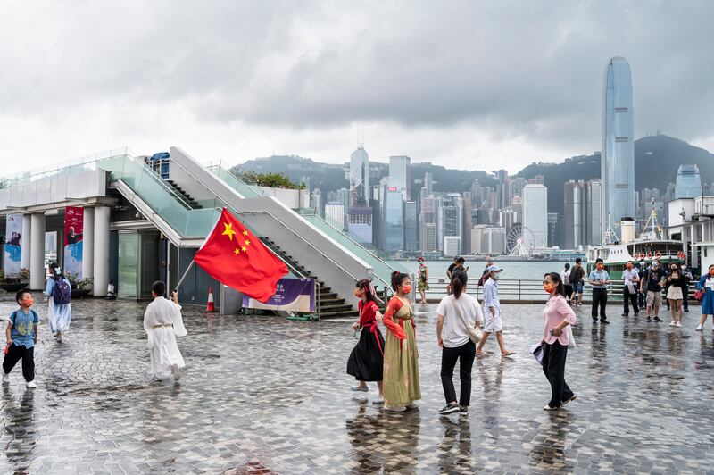 National Day in Hong Kong, a special administrative region of China. EPA 