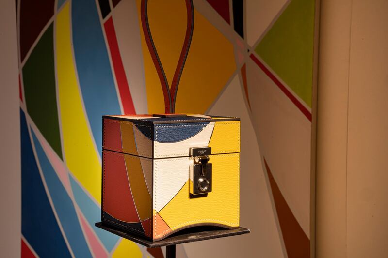 Moynat Paris' Mini Vanity Diligence was created with Korean artist Lee Wan. Courtesy Moynat