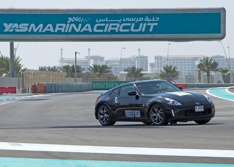 The 16 drivers taking part in the regional selection event at Yas Marina Circuit were involved in a series of tests on the track, in the gym and in the classroom. Courtesy FIA Institute