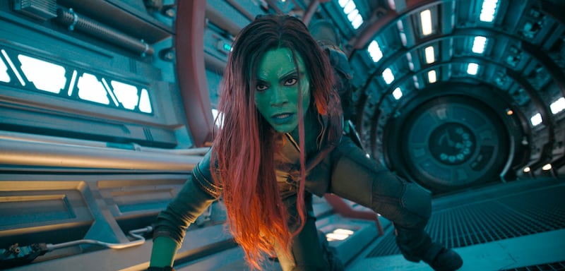 Saldana as Gamora in Guardians of the Galaxy Vol. 3