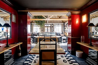 The plush dining area. Photo: Grant Frazer / Beauchamp Estates