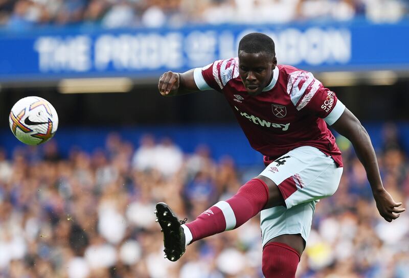 Kurt Zouma 8 - Standout performer for West Ham, displaying his ability to read the play and intercept crosses. The former Chelsea star was unlucky to leave Stamford Bridge without at least a point. EPA
